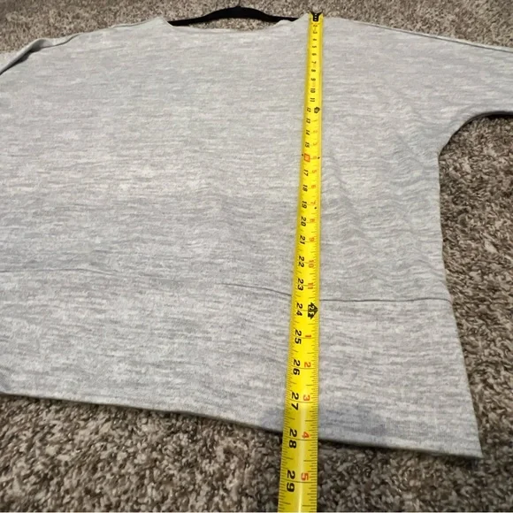 White House Black Market Gray Tunic Top - Picture 8 of 11